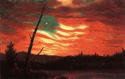 unknow artist Our flag in the sky painting